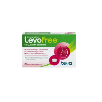 Levofree tabletki powlekane 60 mg x 20 sztuk