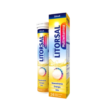 Litorsal Zdrovit Multiwitam tabletki musujące, 24 sztuki