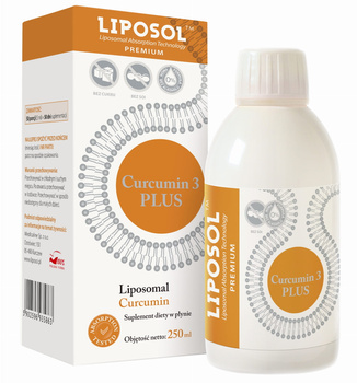 Liposol Curcumin 3 Plus, 250 ml