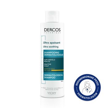 Vichy Dercos Ultra Soothing Szampon Ultrakojący do włosów suchych, 200ml