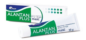 ALANTAN PLUS (20 mg + 50 mg)/ g maść 30 g