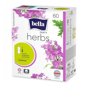 Bella Herbs Verbena Wkładki higieniczne z werbeną, 60 sztuk