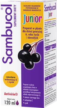 SAMBUCOL JUNIOR syrop 120 ml