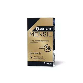 Tadalafil Mensil 10mg tabletki powlekane, 2 sztuki