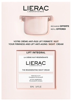 Lierac Lift Integral Zestaw Krem ujędrniający na noc + refill