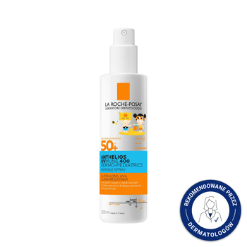 La Roche-Posay Anthelios UVMUNE 400 Dermo-Pediatrics Niewidoczny Spray SPF50+, 200 ml