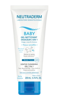 Neutraderm Baby Łagodny Żel Myjący 3w1, 200ml