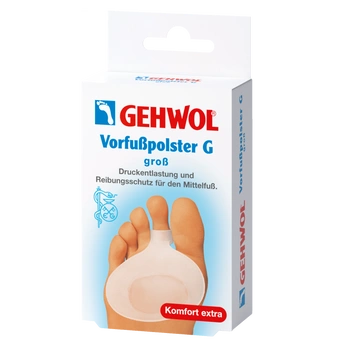 Gehwol Poduszka żelowa przeciwuciskowa do przedstopia Duża, 2 sztuki