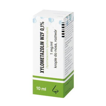 XYLOMETAZOLIN WZF 0,1% roztwór do nosa 10 ml