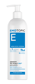 EMOTOPIC MED+ Kremowy Żel myjący  do codziennego stosowania, 400ml 