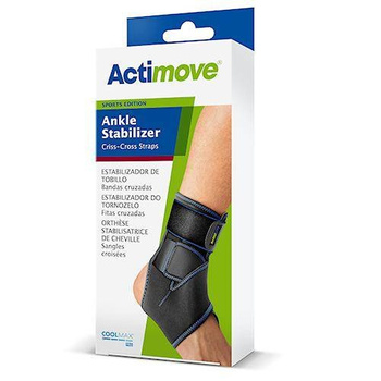 ACTIMOVE SPORTS Stabilizator stawu skokowego ze skrzyżowanymi pasami, rozm. uniwersalny x 1 sztuka