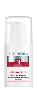 PHARMACERIS N CAPINON K 1% Krem w witaminą K uszczelniającą naczynka do twarzy, 30ml