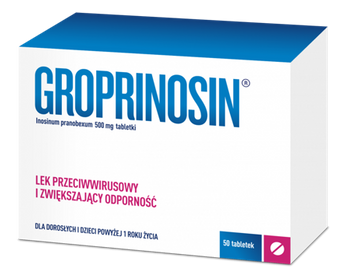 Groprinosin 500mg, 20 tabletek