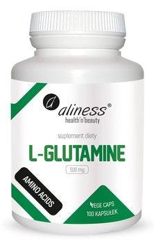 Aliness L-Glutamine 500 mg, 100 kapsułek
