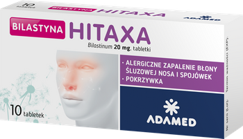 Bilastyna Hitaxa 20 mg, 10 tabletek