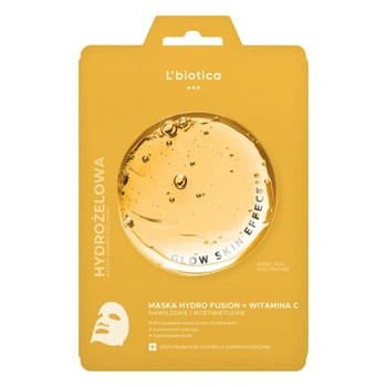 L'BIOTICA PHF + Witamina C Nawilżenie & Rozświetlenie Hydrożelowa Maska do twarzy