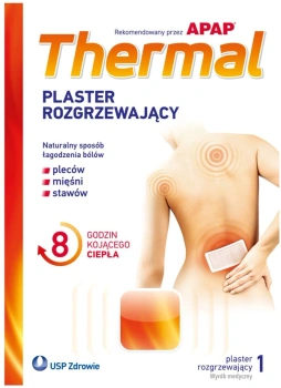 APAP Thermal plaster rozgrzewający, 1 sztuka