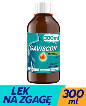 GAVISCON o smaku mięty zawiesina doustna 300ml