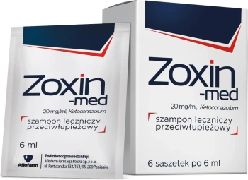 ZOXIN-MED 20 mg/ml szampon leczniczy x 6 saszetek