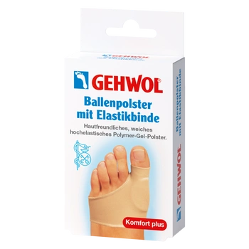 Gehwol Poduszka przeciwuciskowa na haluksy z opaską elastyczną, 1 sztuka