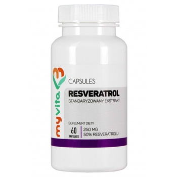 MYVITA Resveratrol, 60 kapsułek