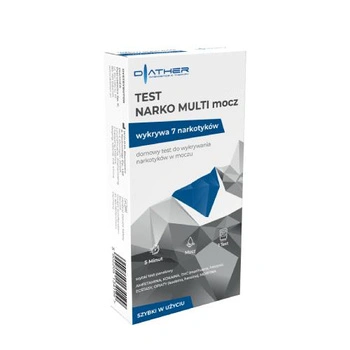 TEST DIATHER NARKO MULTI w moczu, 1 sztuka