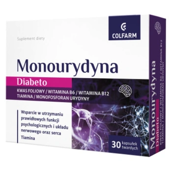 COLFARM Monourydyna Diabeto x 30 kapsułek twardych 