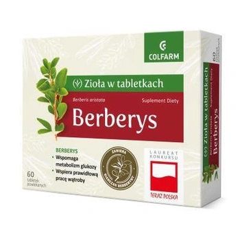 Berberys, 60 tabletek