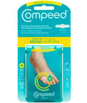 Plastry na odciski Compeed, nawilżające, 6 sztuk