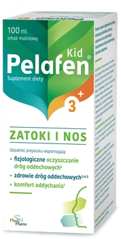 PELAFEN KID 3+ ZATOKI I NOS płyn 100 ml