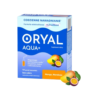 Oryal Aqua+ Mango-Marakuja, 14 saszetek