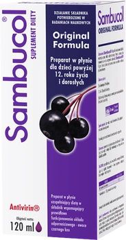 SAMBUCOL ORIGINAL FORMULA płyn 120 ml