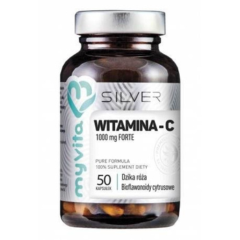 MYVITA SILVER Witamina C 1000 mg Forte, 50 kapsułek