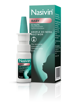 NASIVIN BABY 0,1 mg/ml krople do nosa, 5 ml