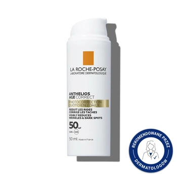 LA ROCHE-POSAY ANTHELIOS AGE CORRECT Fotoprotekcja w lekkim kremie SPF50 50ml