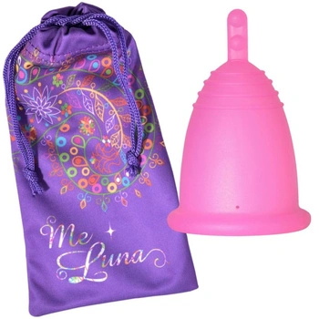 Me Luna Kubeczek menstruacyjny SPORT S fuksja z łodyżką