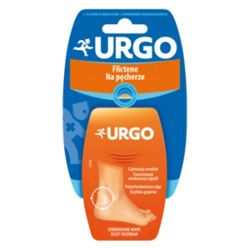 URGO na pęcherze duży rozmiar plaster, 5 sztuk