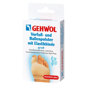 Gehwol Poduszka przeciwuciskowa do przedstopia i na halluksy Duża, 1 sztuka