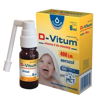 D-Vitum Witamina D 600 j.m. Aerozol x 6ml