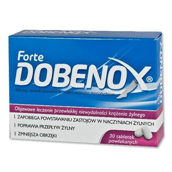 Dobenox Forte 0,5g, 30 tabletek