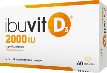 IBUVIT D3 2000,  60 kapsułek miękkich