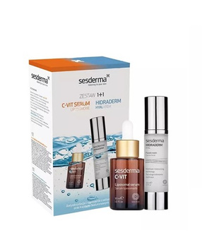  SESDERMA Zestaw C-Vit Serum liposomowe, 30ml + Hidraderm Hyal krem, 50ml