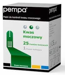 PEMPA Paski do kontroli kwasu moczowego 
