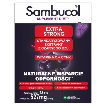 SAMBUCOL EXTRA STRONG x 30 kapsułek