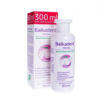 Baikadent Płyn miętowy płyn do płukania, 300ml