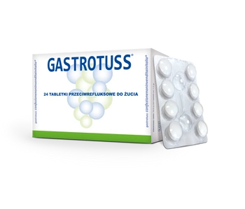 Gastrotuss tabletki do żucia, 24 sztuki 