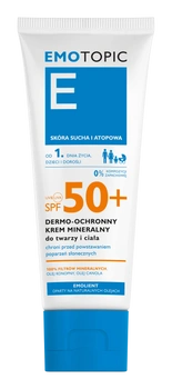Emotopic Dermo-ochronny krem mineralny SPF 50+ do twarzy i ciała, 75 ml
