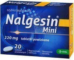 NALGESIN Mini 220 mg, 20 tabletek powlekanych