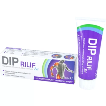 DIP RILIF (50 mg + 30 mg)/g żel 100 g