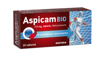 ASPICAM BIO 7,5 mg, 20 tabletek powlekanych